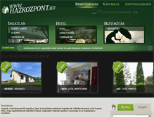 Tablet Screenshot of hazkozpont.hu